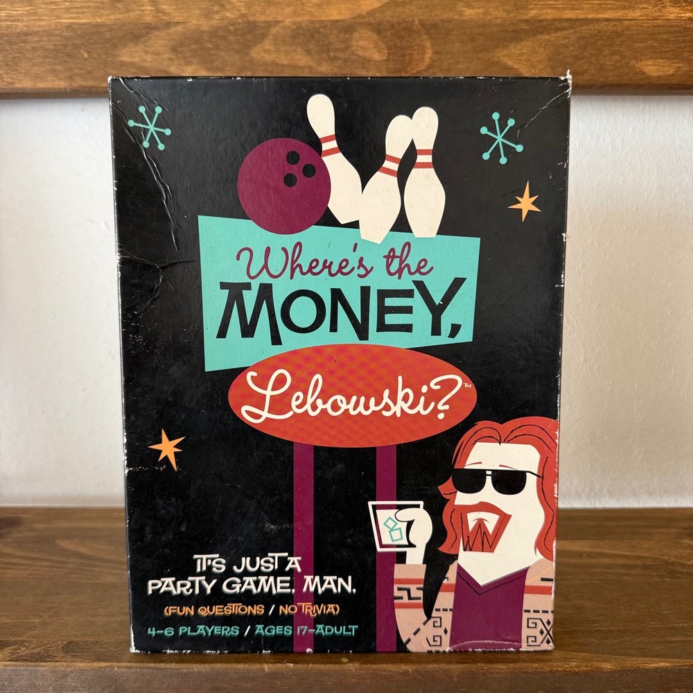 Where's the Money Lebowski? Loaded Questions‎ Party Game Complete Big Lebowski